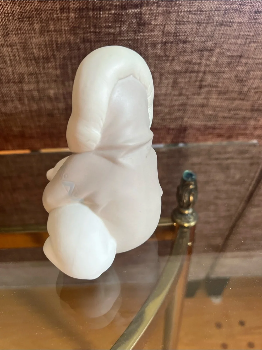 Retired Lladro “Eskimo Playing” matte bisque figurine